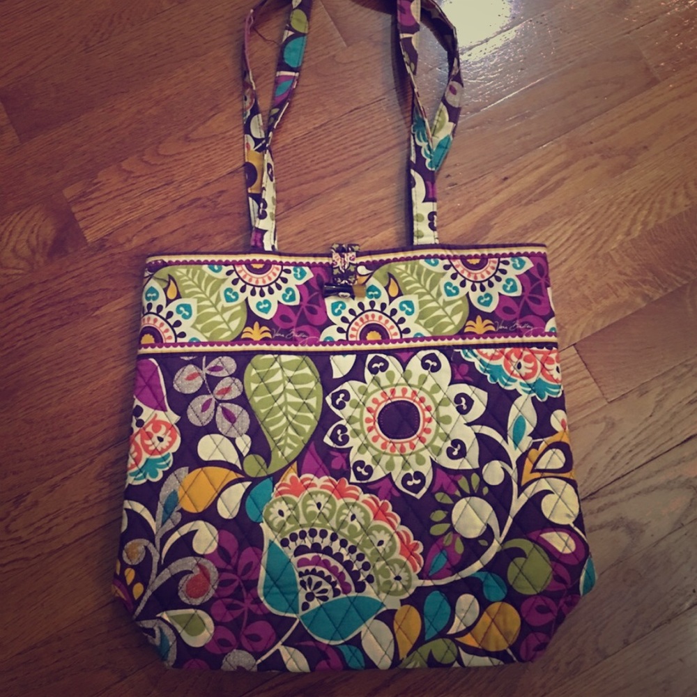 Vera Bradley Crazy Plum Tote